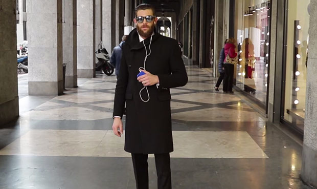 Men at Milan Fashion week