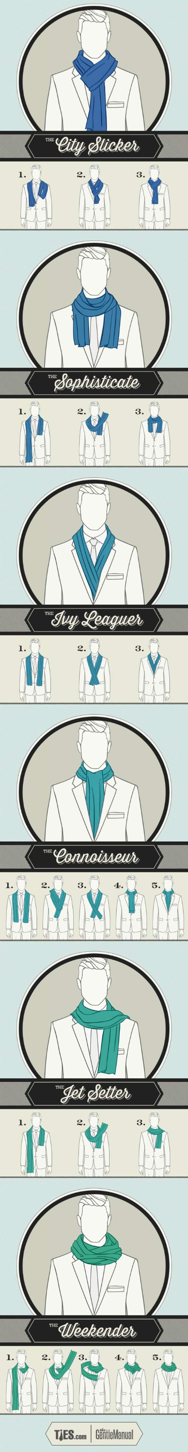 6 formas de usar um cachecol