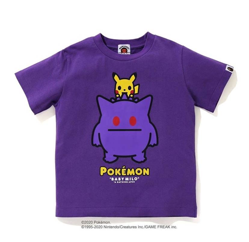 BAPE-Pokemon-camiseta