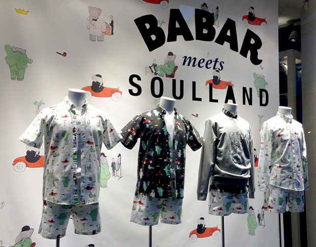 Soulland cria coleção em parceria com "Babar"