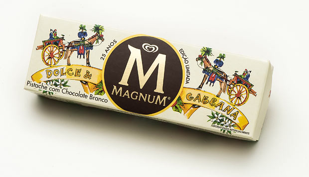 Magnum lança sorvete em parceria com a Dolce & Gabanna