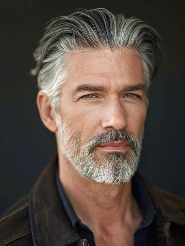 Ideias de Cortes Para Cabelo Grisalho Masculino