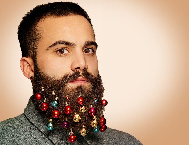 Bola de Natal para barbas