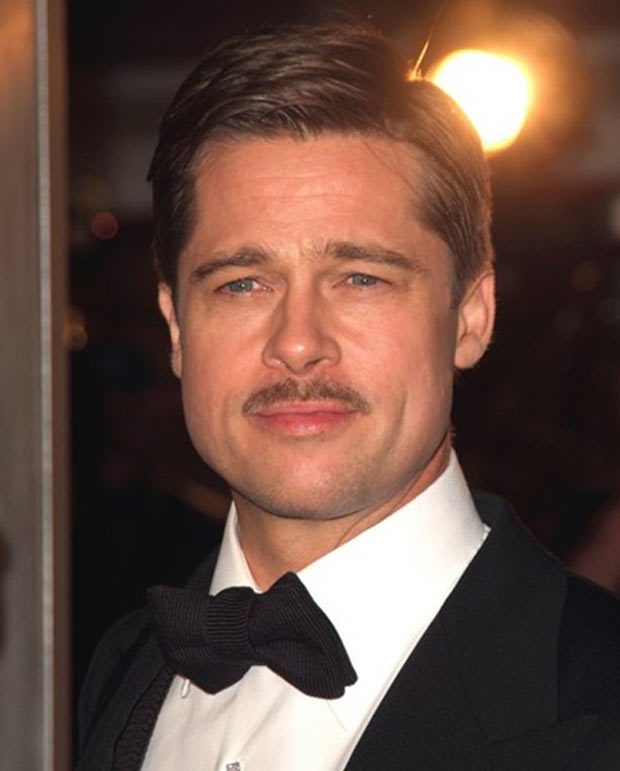 Brad Pitt bigode