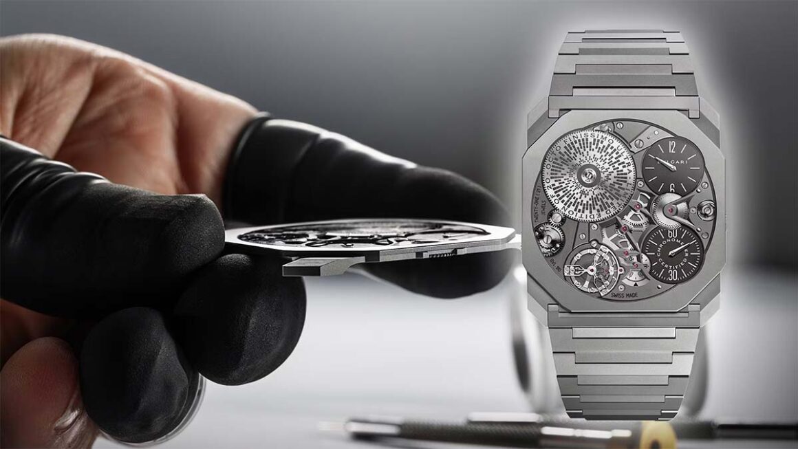 Bulgari lança o relógio mecânico mais fino do mundo