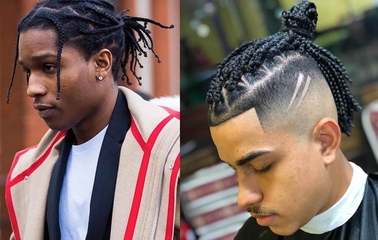 Penteados com tranças para homens negros | Moda Para Homens