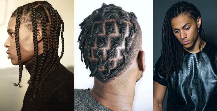 Penteados com tranças para homens negros | Moda Para Homens