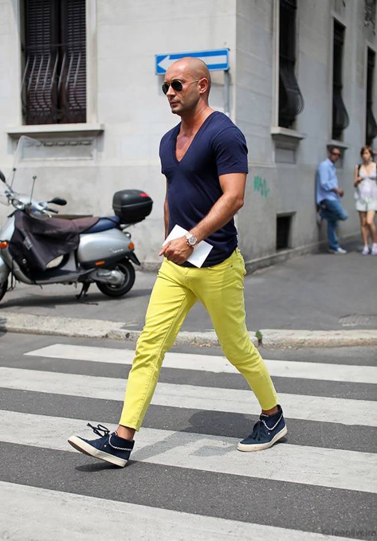 Mutton Skylight Should Calça amarela masculina: Looks para inspirar! | Moda Para Homens