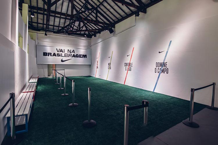 campo nike ftbl studio - Nike lança espaço dedicado ao futebol em São Paulo