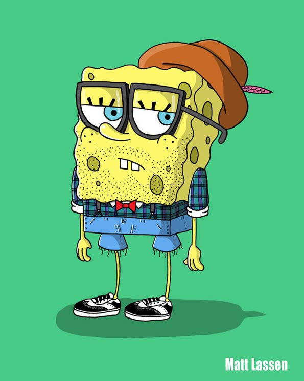 cartoon-characters-as-hipsters-7