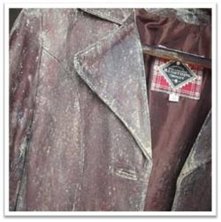 como restaurar jaqueta de couro descascada