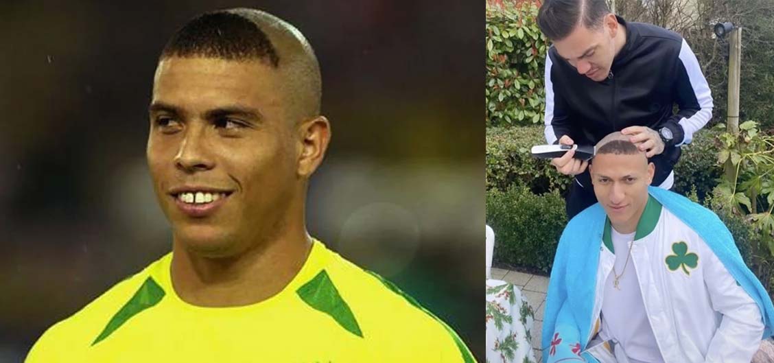 E os gringos que estão pirando no corte de cabelo do Ronaldo da Copa 2002?