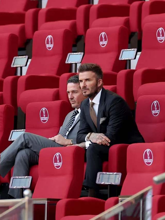 David Beckham marca presença na Copa