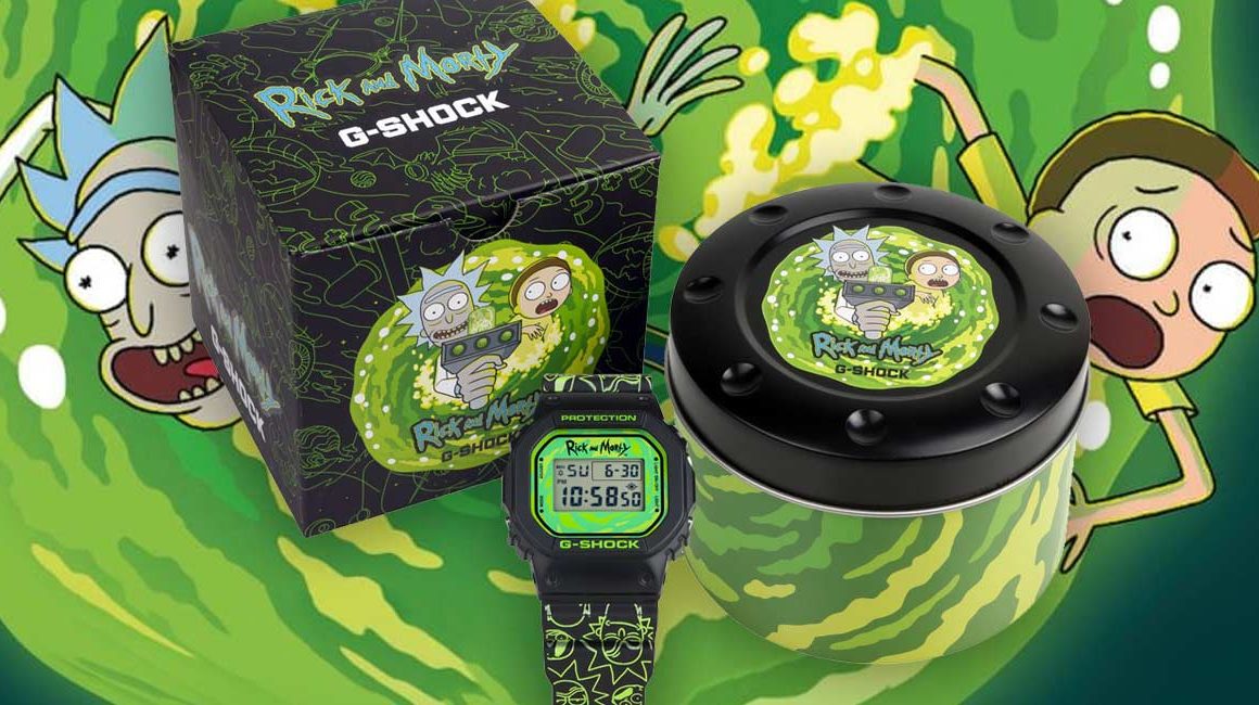G-Shock lança edição limitada do relógio ‘Rick e Morty’