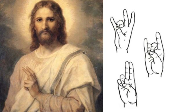 Significados dos gestos de mão nos ícones cristãos