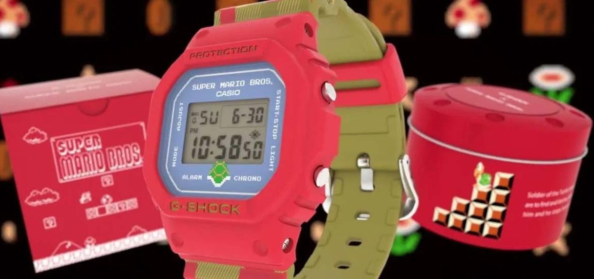 G-Shock lança relógio do Super Mario Bros