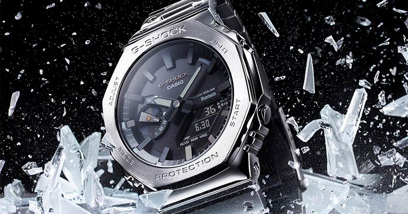 G-Shock apresenta relógios totalmente em metal