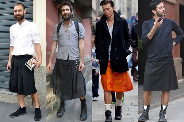 Homens também usam saias!