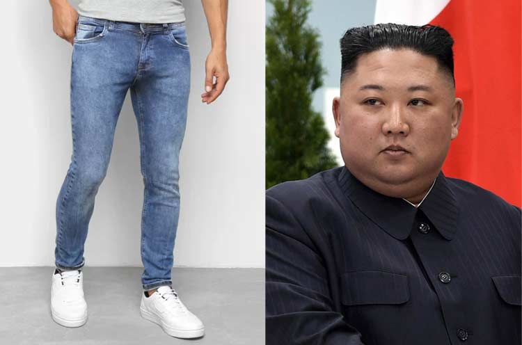 Ditador da Coreia do Norte proíbe uso de Calça Jeans Skinny no país!
