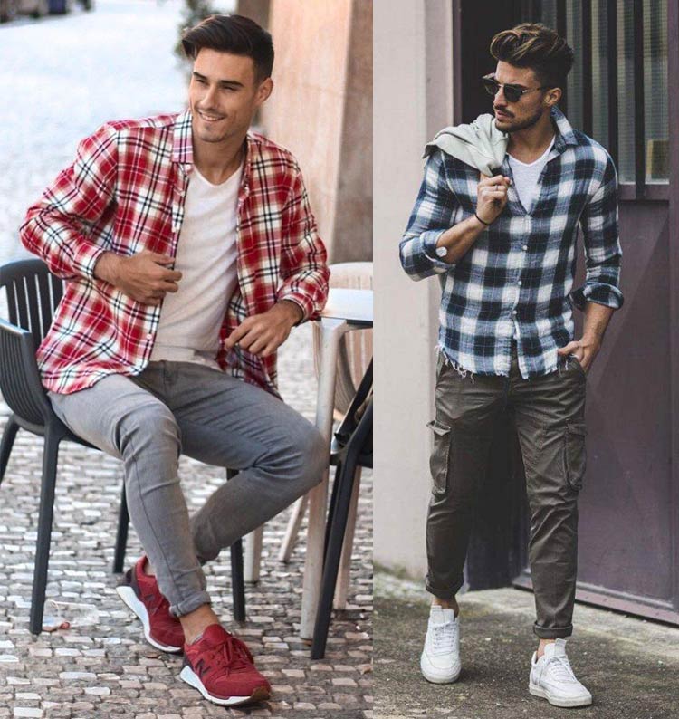 principle mechanical Twisted Inspiração: Camisa Xadrez | Moda Para Homens