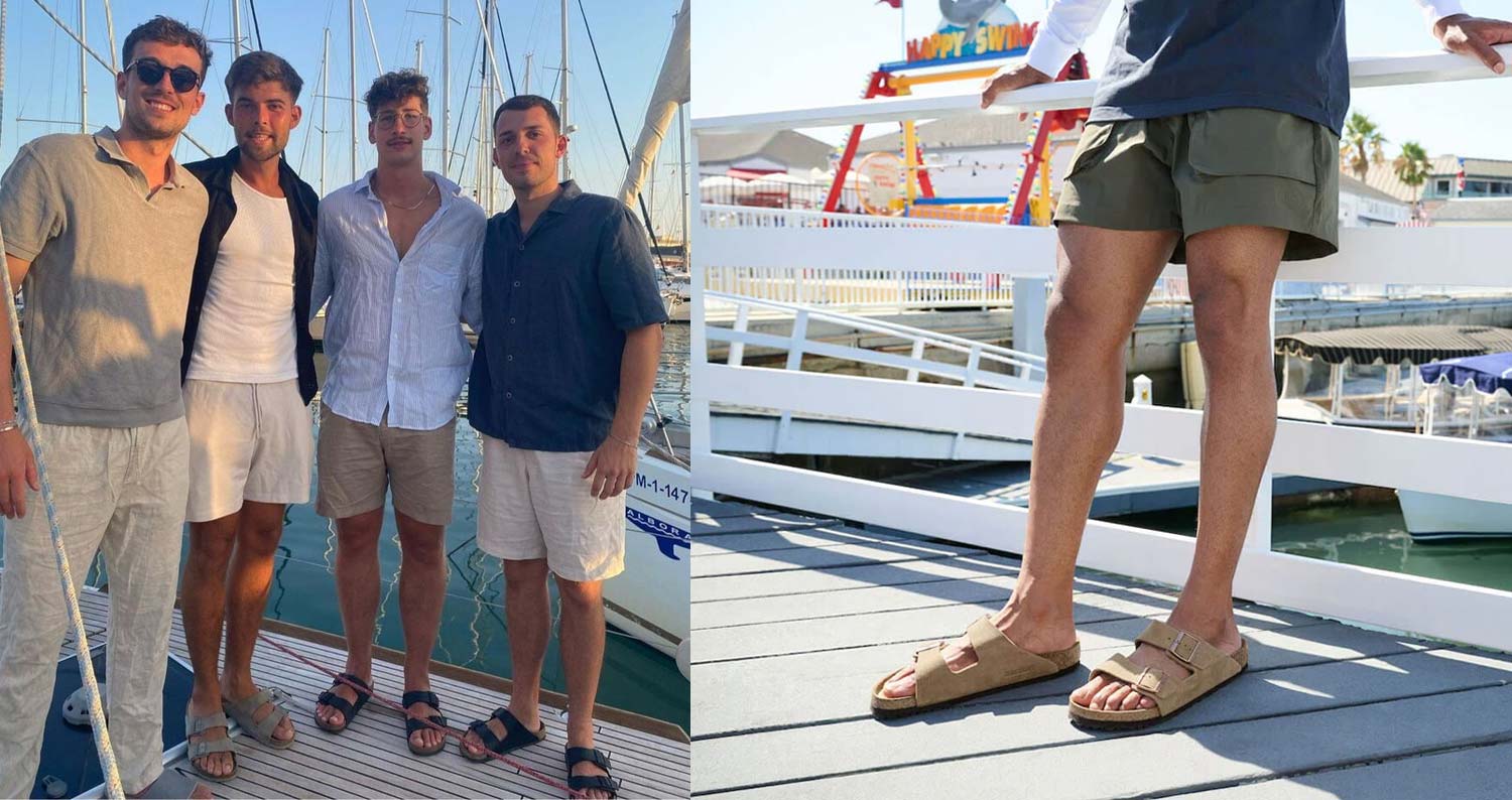 Looks Masculinos com Sandália Birkenstock