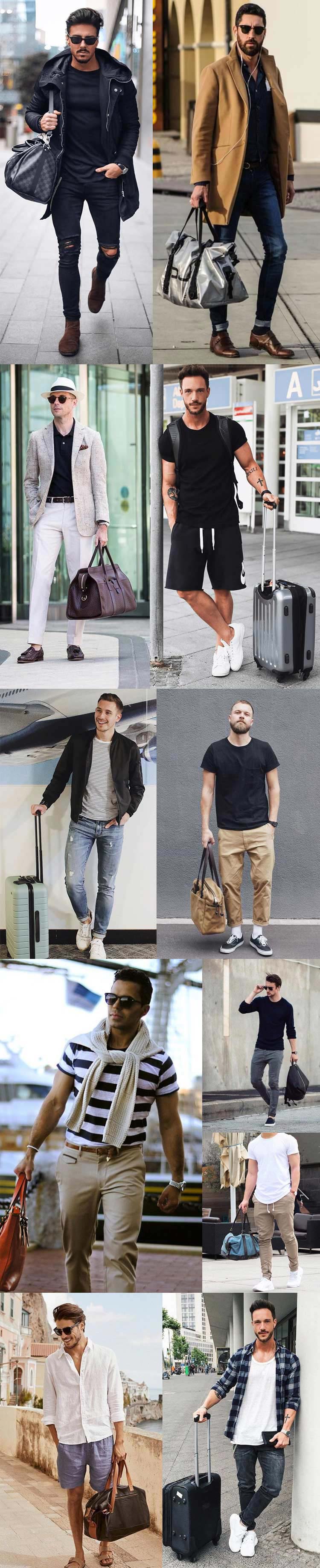 Looks masculinos para viajar de avião