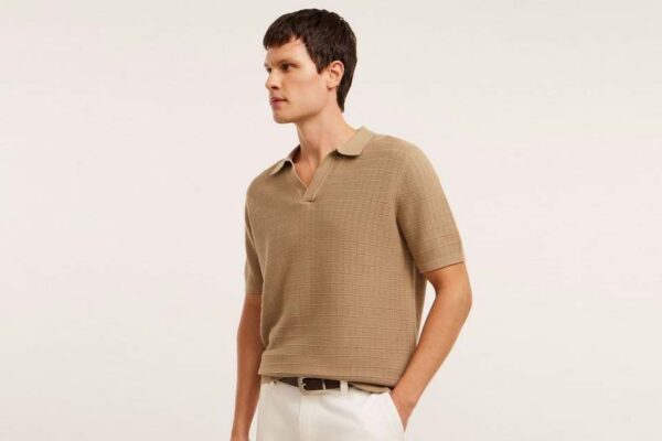 Camisa Polo Masculina de Tricô Sem Botões: A peça da vez!