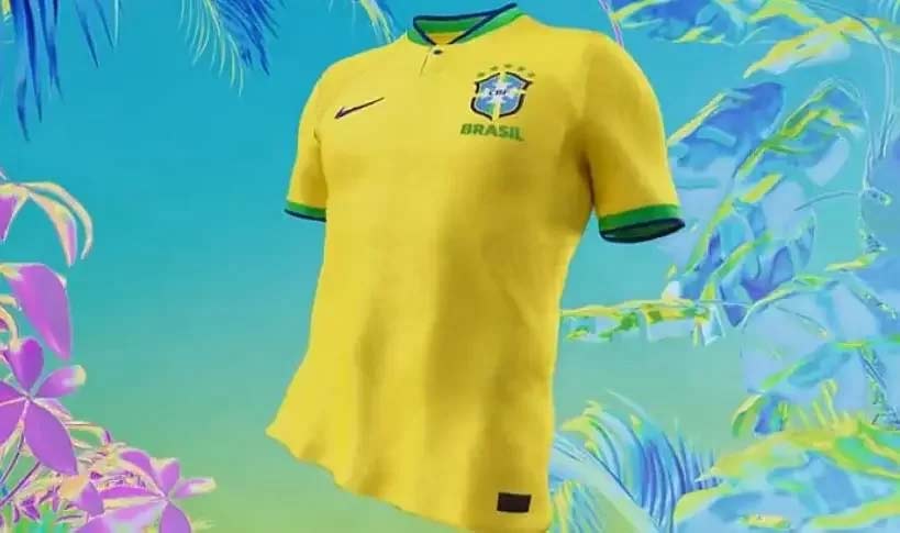 Todas as Camisas da Seleção Brasileira em Copas do Mundo