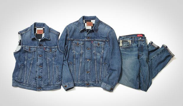 Levi's lança coleção de jeans em parceria com a Supreme