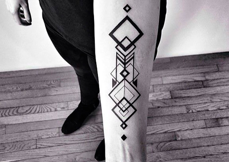 23 ideias de tatuagens geométricas