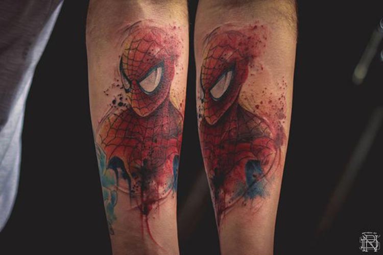 tatuagem-spiderman