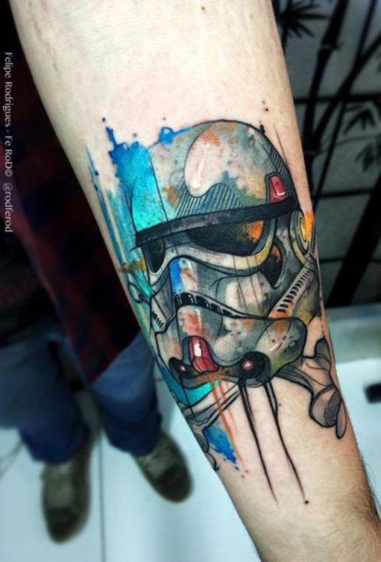 tatuagem-stormtrooper-aquarela