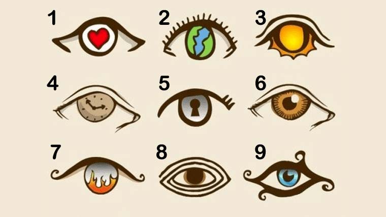 O olho escolhido por você revela sua personalidade!