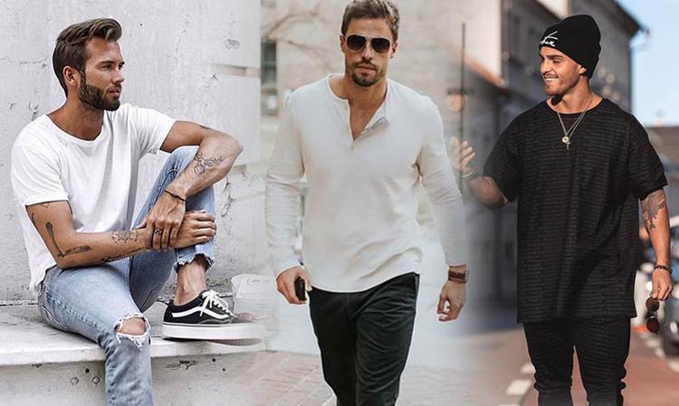 6 tipos de camiseta masculina e como usá-las